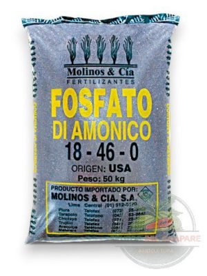 fertilizante fosfato di a. (18 46 0) 50 kg