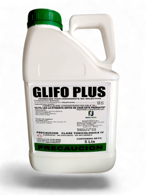 herbicida glifo plus (glifosato) 5 litros
