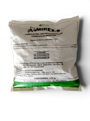 formicida mirex (sulfluramida) 250 gr