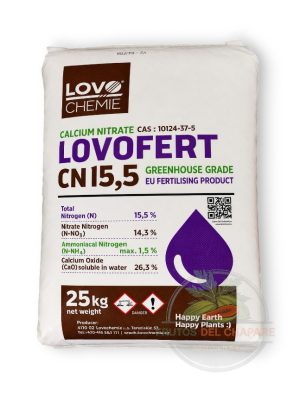 nitrato de calcio (15,5 0 0 + 26,3 cao) bolsa de 25 kg