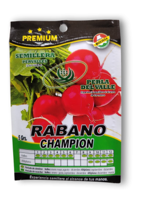 rabano champion (5 g / 1000 semillas aprox.)