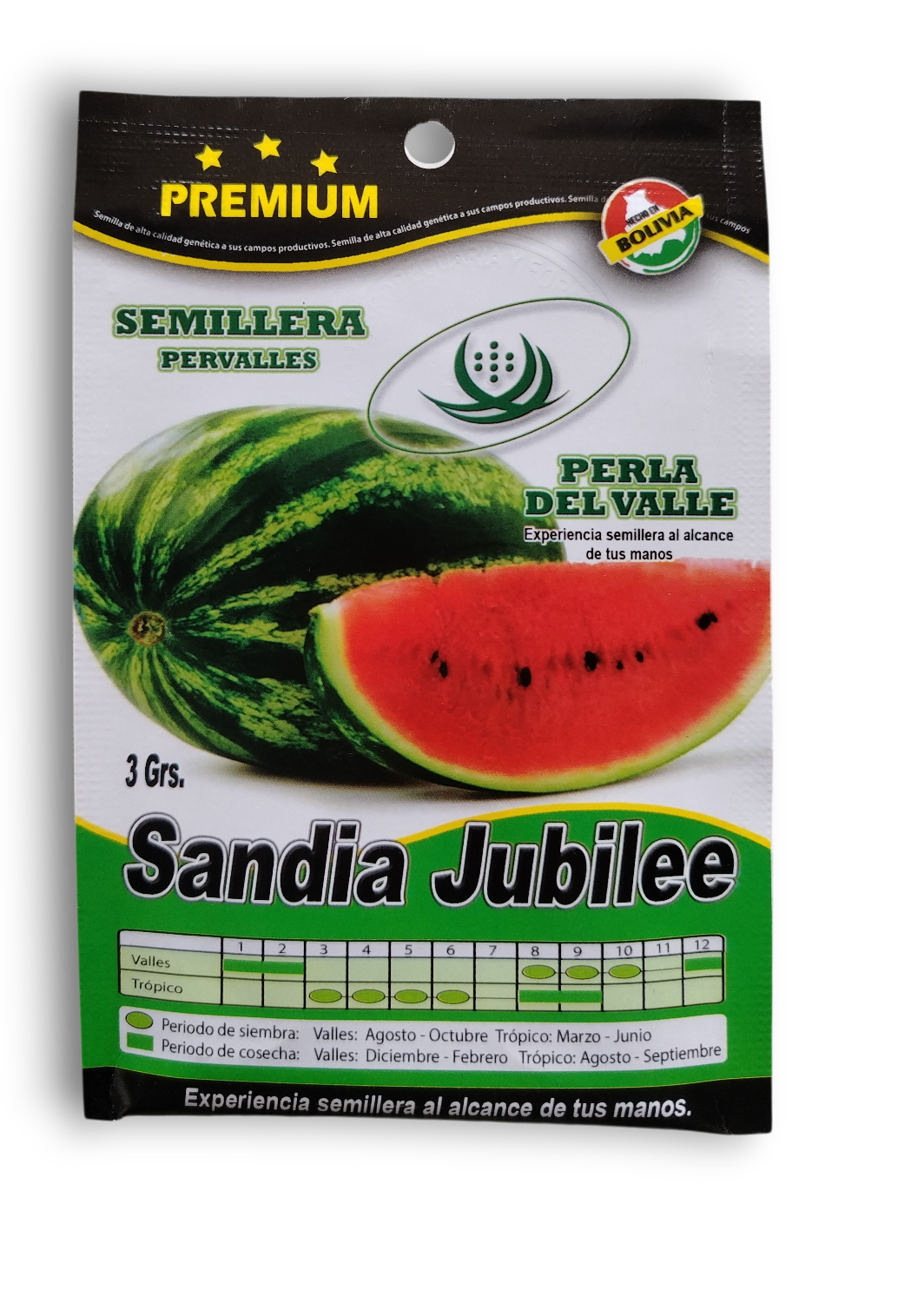 sandia jubilee (3 g / 75 semillas aprox.) sandia jubilee (3 g / 75 semillas aprox.)