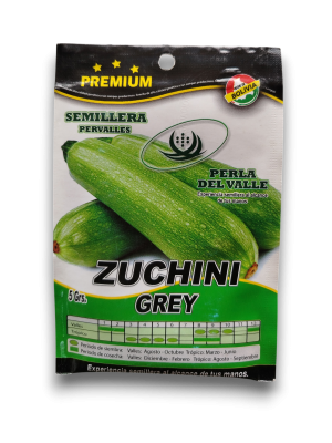zuchini grey (5 g / 125 semillas)