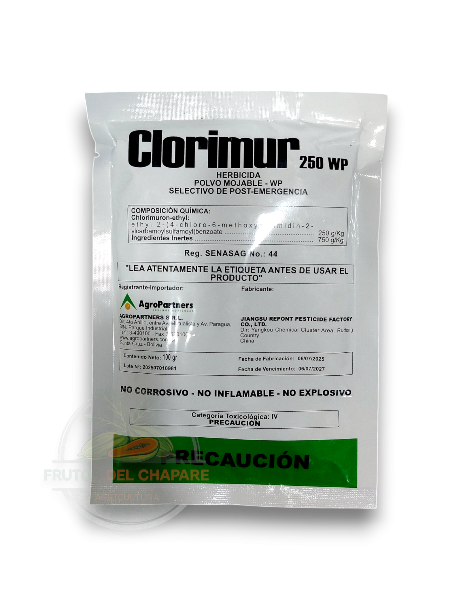 herbicida clorimur (chlorimuron) sobre de 100 g herbicida clorimur (chlorimuron) sobre de 100 g
