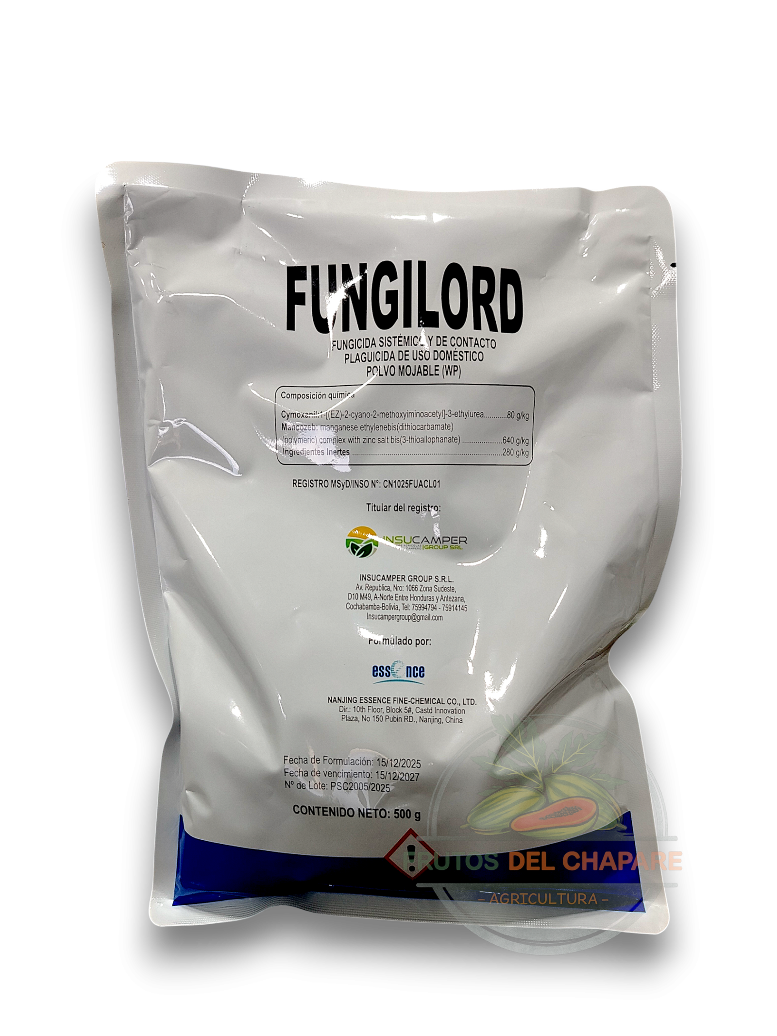 fungicida fungilord (cymoxanil y mancozeb) 500 g fungicida fungilord (cymoxanil y mancozeb) 500 g