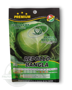 repollo bangla (5 g / 1000 semillas aprox.)