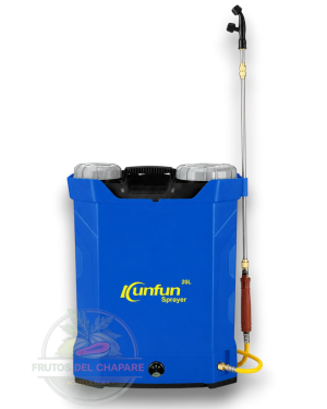 fumigadora eléctrica doble bomba kunfun de 20 l (litio)