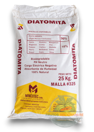 tierra diatomita (tierra de diatomeas) bolsa 25 kg